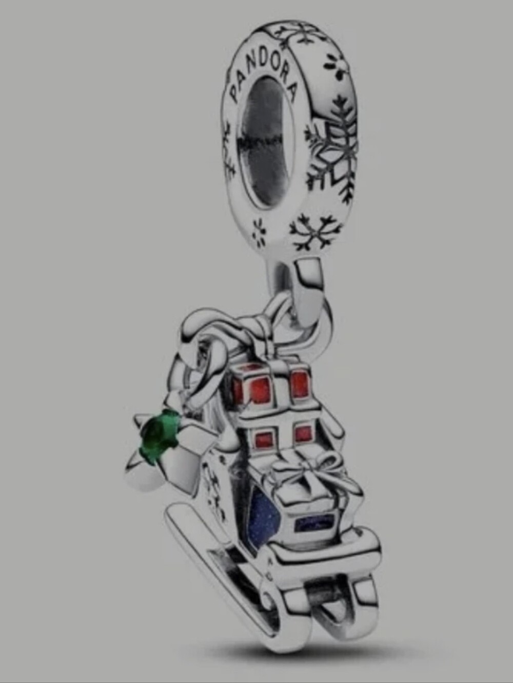 Authentic Pandora Christmas Sleigh 2023 Dangle Charm